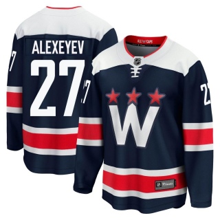 Men's Alexander Alexeyev Washington Capitals Fanatics Branded zied Breakaway 2020/21 Alternate Jersey - Premier Navy