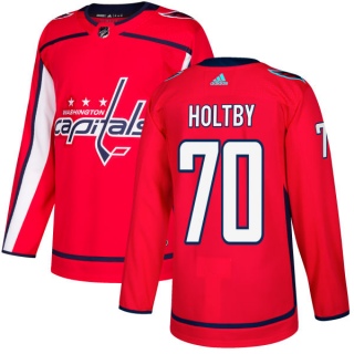 Men's Braden Holtby Washington Capitals Adidas Jersey - Authentic Red