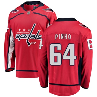 Men's Brian Pinho Washington Capitals Fanatics Branded ized Home Jersey - Breakaway Red