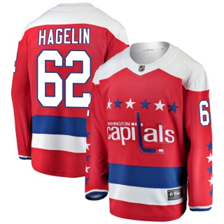 Men's Carl Hagelin Washington Capitals Fanatics Branded Alternate Jersey - Breakaway Red