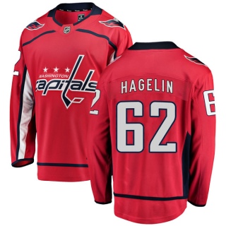 Men's Carl Hagelin Washington Capitals Fanatics Branded Home Jersey - Breakaway Red