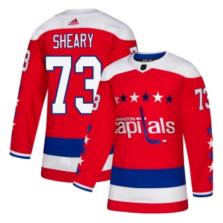 Men's Conor Sheary Washington Capitals Adidas Alternate Jersey - Authentic Red