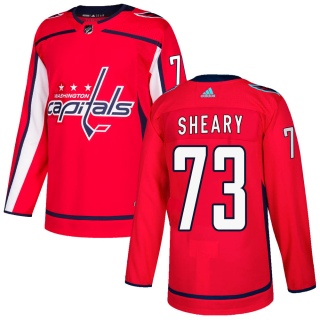 Men's Conor Sheary Washington Capitals Adidas Home Jersey - Authentic Red