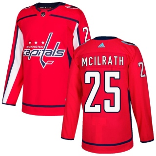 Men's Dylan McIlrath Washington Capitals Adidas Home Jersey - Authentic Red