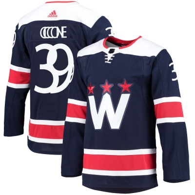 Men's Enrico Ciccone Washington Capitals Adidas 2020/21 Alternate Primegreen Pro Jersey - Authentic Navy
