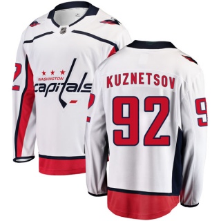 Men's Evgeny Kuznetsov Washington Capitals Fanatics Branded Away Jersey - Breakaway White