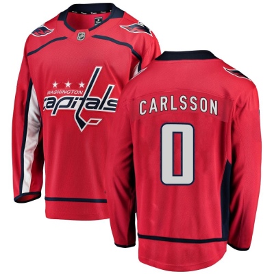 Men's Gabriel Carlsson Washington Capitals Fanatics Branded Home Jersey - Breakaway Red