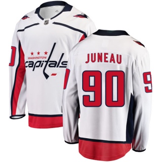 Men's Joe Juneau Washington Capitals Fanatics Branded Away Jersey - Breakaway White