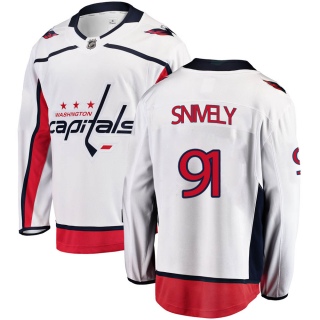 Men's Joe Snively Washington Capitals Fanatics Branded Away Jersey - Breakaway White