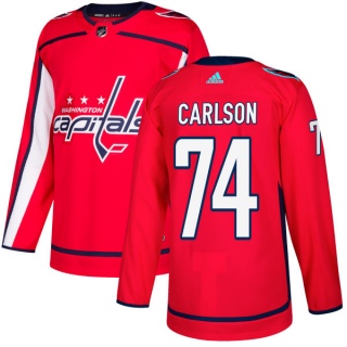 Men's John Carlson Washington Capitals Adidas Jersey - Authentic Red