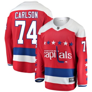 Men's John Carlson Washington Capitals Fanatics Branded Alternate Jersey - Breakaway Red