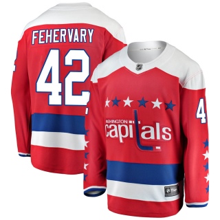 Men's Martin Fehervary Washington Capitals Fanatics Branded Alternate Jersey - Breakaway Red