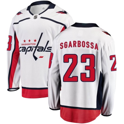 Men's Michael Sgarbossa Washington Capitals Fanatics Branded Away Jersey - Breakaway White