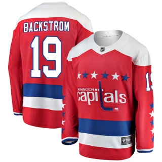 Men's Nicklas Backstrom Washington Capitals Fanatics Branded Alternate Jersey - Breakaway Red