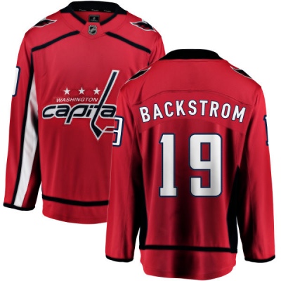 Men's Nicklas Backstrom Washington Capitals Fanatics Branded Home Jersey - Breakaway Red