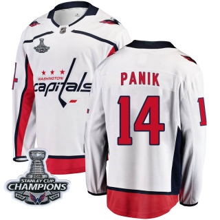 Men's Richard Panik Washington Capitals Fanatics Branded Away 2018 Stanley Cup Champions Patch Jersey - Breakaway White