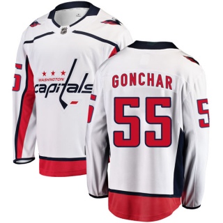 Men's Sergei Gonchar Washington Capitals Fanatics Branded Away Jersey - Breakaway White