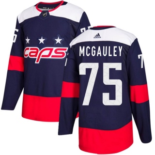 Men's Tim McGauley Washington Capitals Adidas 2018 Stadium Series Jersey - Authentic Navy Blue