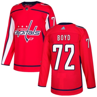Men's Travis Boyd Washington Capitals Adidas Home Jersey - Authentic Red