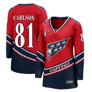 Women's Adam Carlson Washington Capitals Fanatics Branded 2020/21 Special Edition Jersey - Breakaway Red