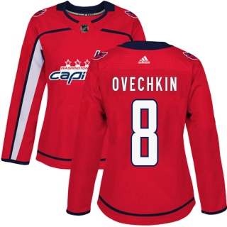 Women's Alex Ovechkin Washington Capitals Adidas Home Jersey - Authentic Red