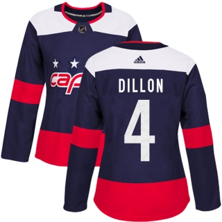 Women's Brenden Dillon Washington Capitals Adidas ized 2018 Stadium Series Jersey - Authentic Navy Blue
