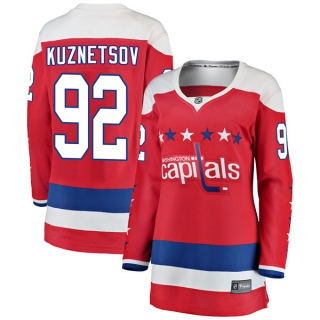 Women's Evgeny Kuznetsov Washington Capitals Fanatics Branded Alternate Jersey - Breakaway Red