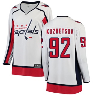 Women's Evgeny Kuznetsov Washington Capitals Fanatics Branded Away Jersey - Breakaway White