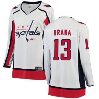 Women's Jakub Vrana Washington Capitals Fanatics Branded Away Jersey - Breakaway White