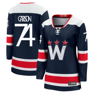 Women's John Carlson Washington Capitals Fanatics Branded zied Breakaway 2020/21 Alternate Jersey - Premier Navy