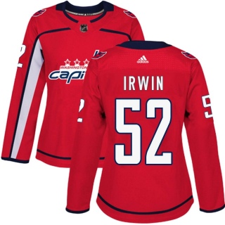 Women's Matt Irwin Washington Capitals Adidas Home Jersey - Authentic Red