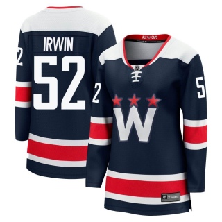 Women's Matt Irwin Washington Capitals Fanatics Branded zied Breakaway 2020/21 Alternate Jersey - Premier Navy