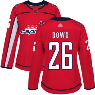 Women's Nic Dowd Washington Capitals Adidas Home Jersey - Authentic Red