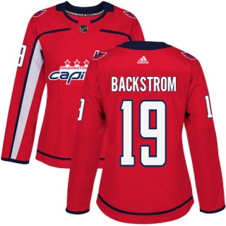 Women's Nicklas Backstrom Washington Capitals Adidas Home Jersey - Authentic Red