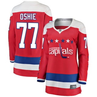 Women's T.J. Oshie Washington Capitals Fanatics Branded Alternate Jersey - Breakaway Red
