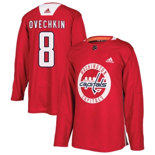 Youth Alex Ovechkin Washington Capitals Adidas Practice Jersey - Authentic Red