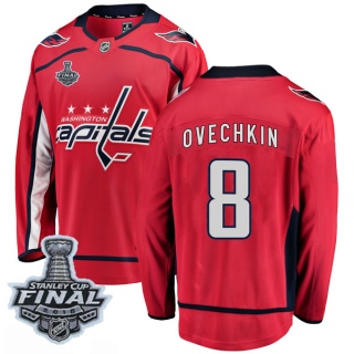 Youth Alexander Ovechkin Washington Capitals Fanatics Branded Home 2018 Stanley Cup Final Patch Jersey - Breakaway Red