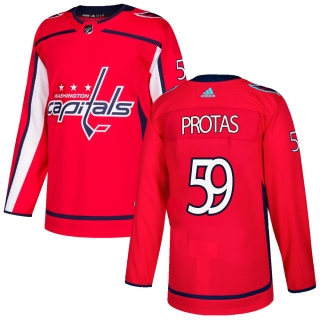 Youth Aliaksei Protas Washington Capitals Adidas Home Jersey - Authentic Red