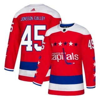 Youth Axel Jonsson-Fjallby Washington Capitals Adidas Alternate Jersey - Authentic Red