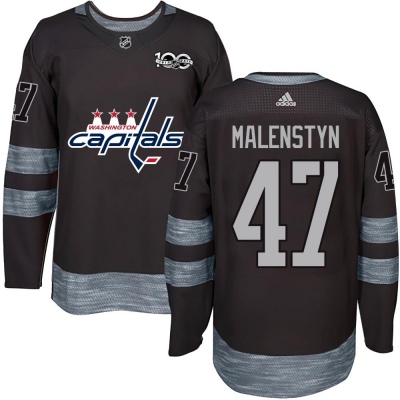 Youth Beck Malenstyn Washington Capitals 1917- 100th Anniversary Jersey - Authentic Black