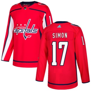 Youth Chris Simon Washington Capitals Adidas Home Jersey - Authentic Red