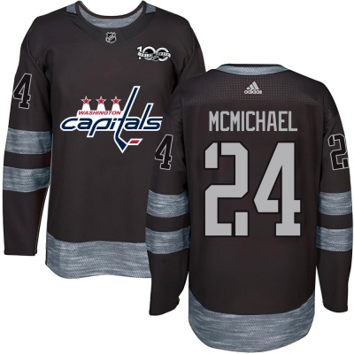 Youth Connor McMichael Washington Capitals 1917- 100th Anniversary Jersey - Authentic Black