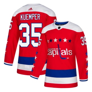 Youth Darcy Kuemper Washington Capitals Adidas Alternate Jersey - Authentic Red