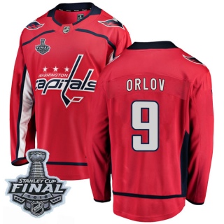 Youth Dmitry Orlov Washington Capitals Fanatics Branded Home 2018 Stanley Cup Final Patch Jersey - Breakaway Red