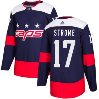 Youth Dylan Strome Washington Capitals Adidas 2018 Stadium Series Jersey - Authentic Navy Blue