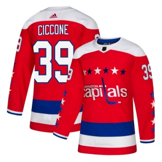 Youth Enrico Ciccone Washington Capitals Adidas Alternate Jersey - Authentic Red