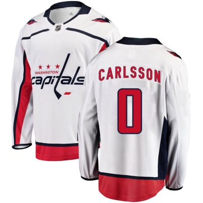 Youth Gabriel Carlsson Washington Capitals Fanatics Branded Away Jersey - Breakaway White