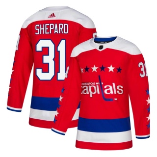 Youth Hunter Shepard Washington Capitals Adidas Alternate Jersey - Authentic Red
