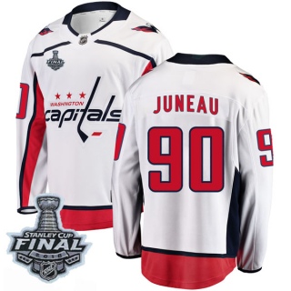 Youth Joe Juneau Washington Capitals Fanatics Branded Away 2018 Stanley Cup Final Patch Jersey - Breakaway White