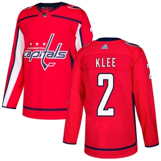 Youth Ken Klee Washington Capitals Adidas Home Jersey - Authentic Red